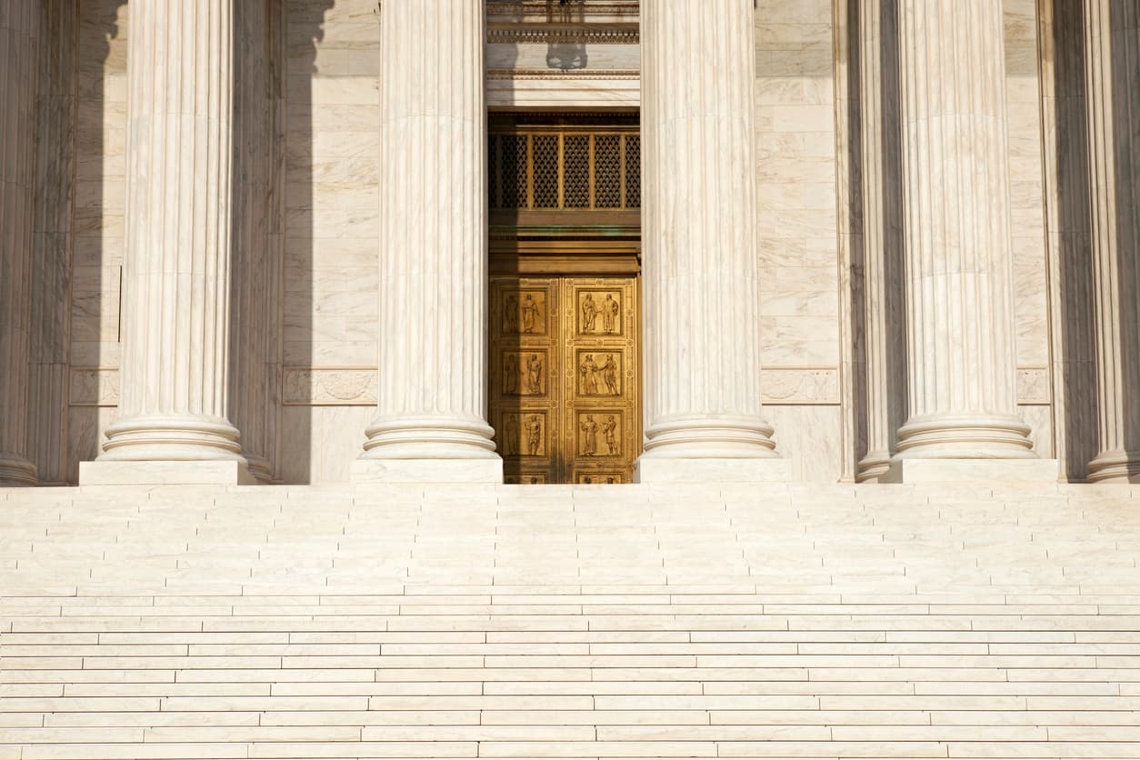 Courthouse entrance